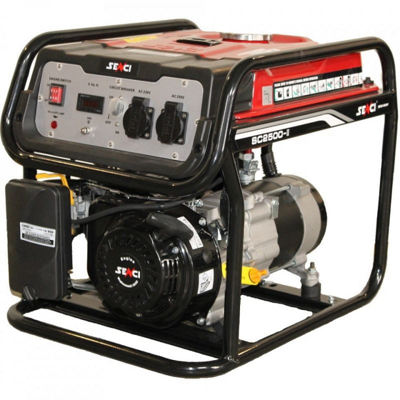 Бензинов монофазен генератор Senci SC-2500 2,2kW, 230V 